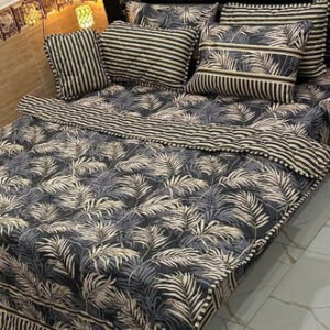 7PC Printed Comforter Set – Premium Cotton Mix #17/18