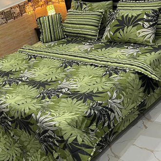 7PC Printed Comforter Set – Premium Cotton Mix #8/18