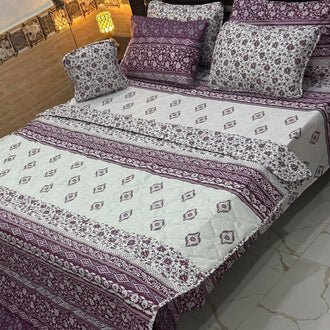 7PC Printed Comforter Set – Premium Cotton Mix #12/18