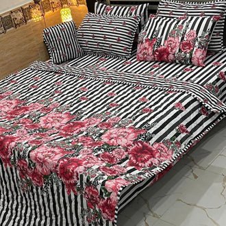 7PC Printed Comforter Set – Premium Cotton Mix #10/18