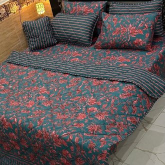 7PC Printed Comforter Set – Premium Cotton Mix #7/18
