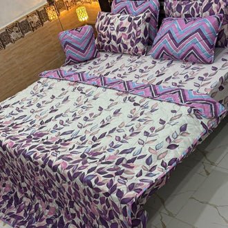 7PC Printed Comforter Set – Premium Cotton Mix #13/18