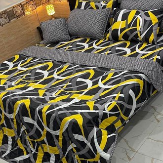 7PC Printed Comforter Set – Premium Cotton Mix #1/18