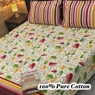 100% Pure Cotton Bedsheet Set #5/5
