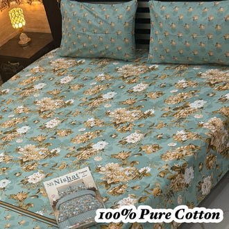 100% Pure Cotton Bedsheet Set #1/5