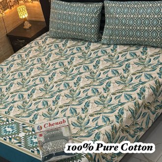 100% Pure Cotton Bedsheet Set #2/5